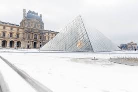 Louvre in winter